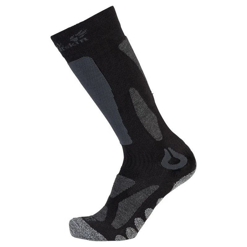 Jack Wolfskin Merino High Cut Ski Socks Black Sportpursuit
