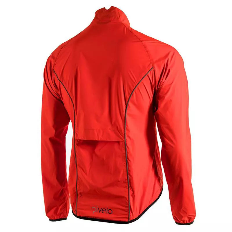 Rivelo Mens Norwood Packable Jacket Orange Sportpursuit