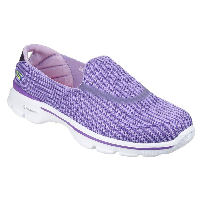 purple skechers go walk 3
