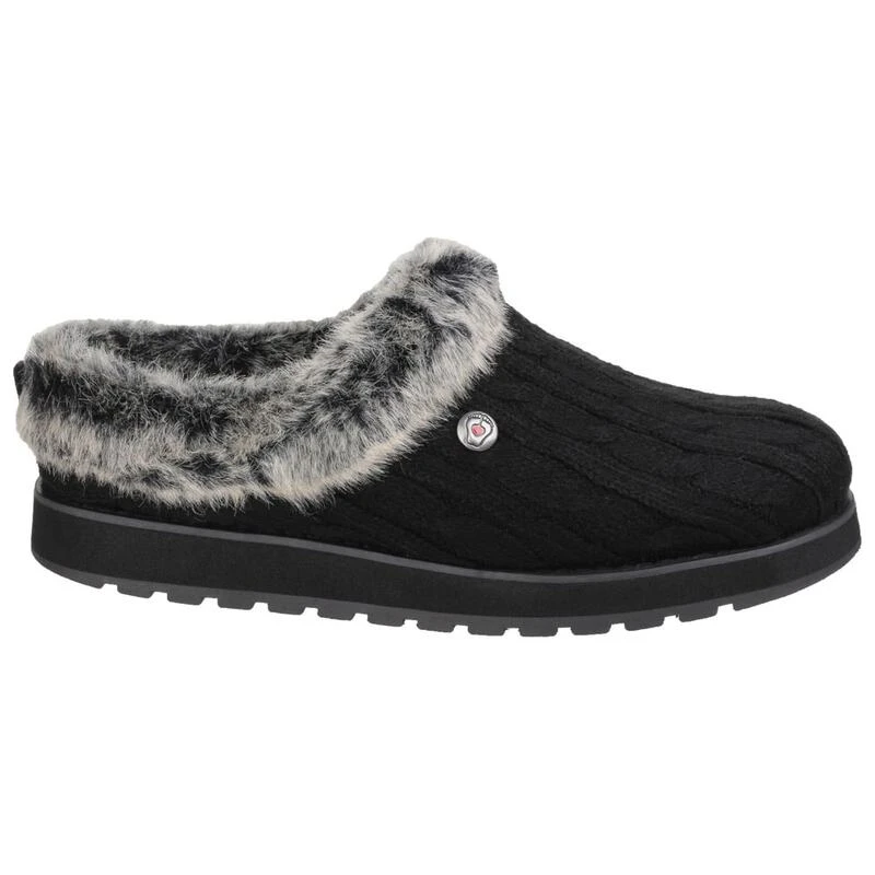 Skechers ice angel suede mule slippers clearance