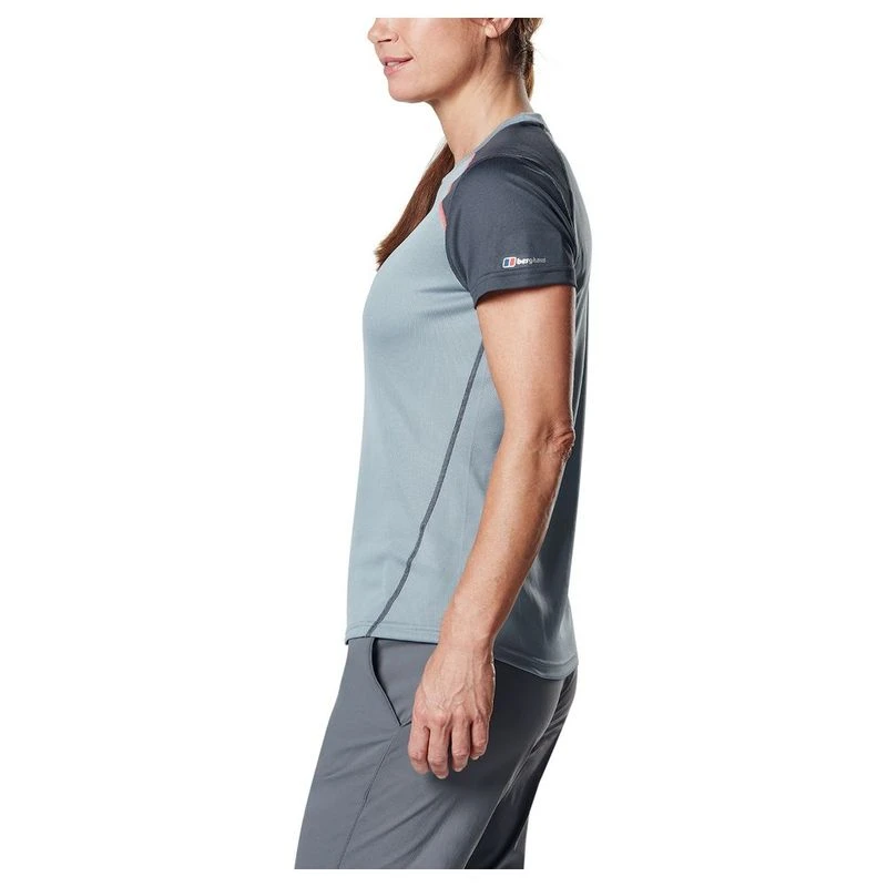 Berghaus Womens Tech T Shirt Short Sleeve Crew 2.0 Trade Winds Carbon