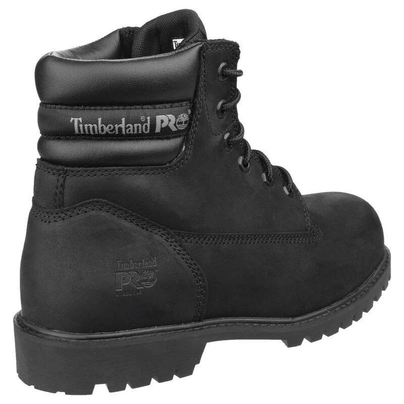Timberland Mens Pro Traditional Wide Lace Up Safety Boots Black Sp