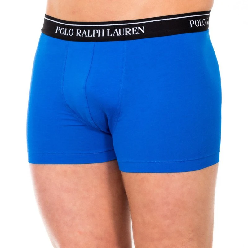 Ralph Lauren Mens Trunk Boxers (3 Pack Navy/Blue/Red) Sportpursuit