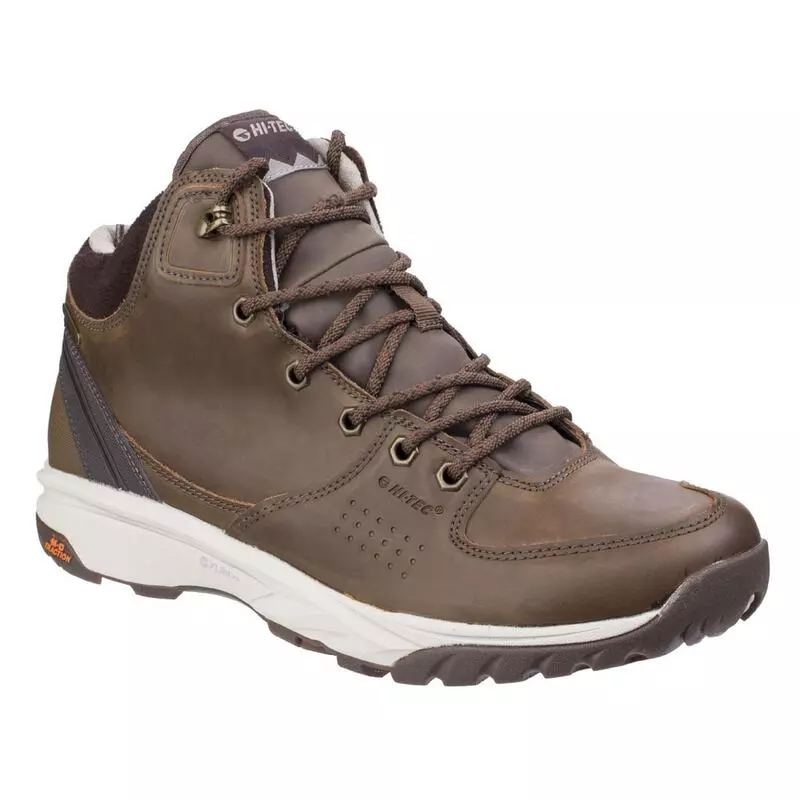 Hi Tec Mens Wild Life Lux Waterproof Hiking Boots Brown