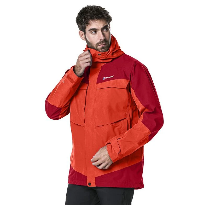 Berghaus Mens Mera Peak 5.0 GTX Jacket Volcano Red Dahlia Sportpur