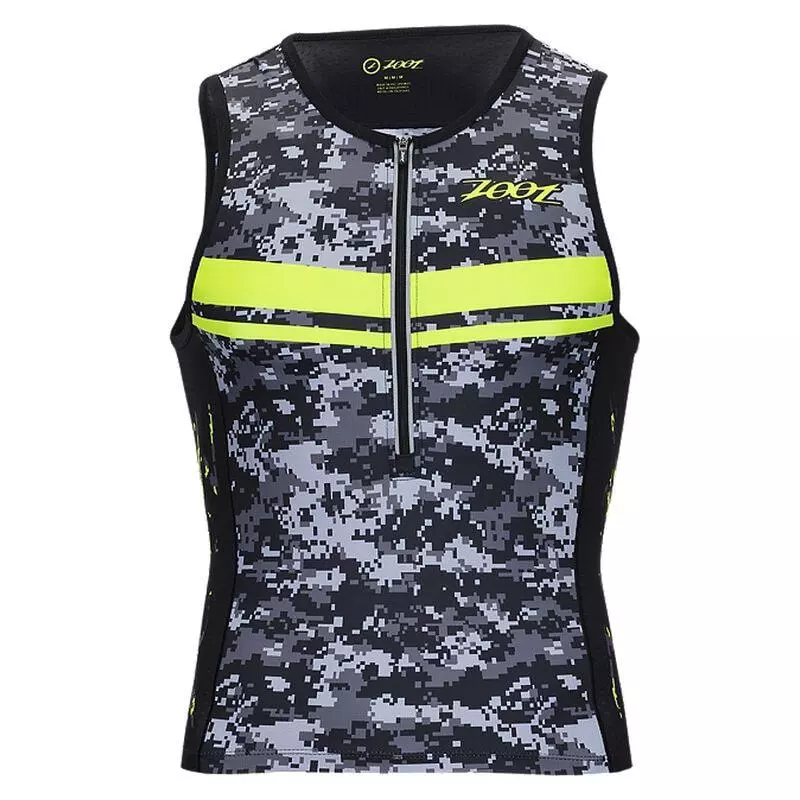 Zoot Mens Tri LTD Top High Viz Yellow Sportpursuit