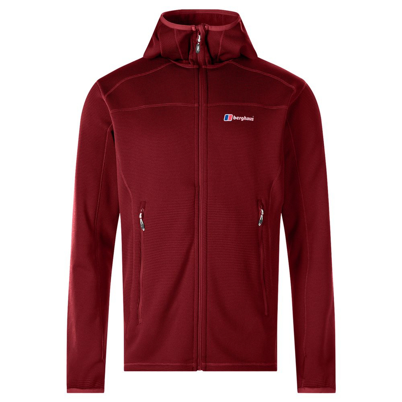 Hommes Berghaus Veste Polaire Respirant Pull Randonnée Noir Taille M