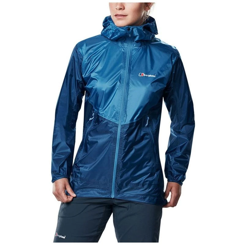 Berghaus Womens Fast Hike Waterproof Jacket Galaxy Blue Campanula