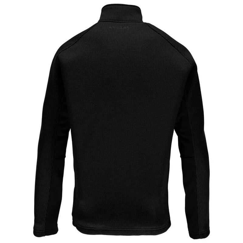 Spyder Mens Outbound Half Zip Tailored Mid Stryke Pullover Black S