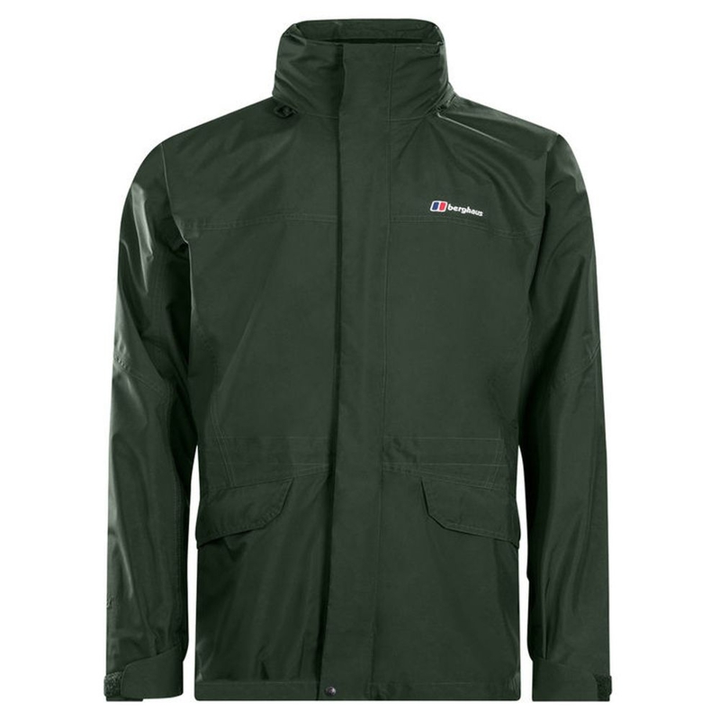 Berghaus Mens Long Cornice Interactive Shell Jacket Deep Forest Sp