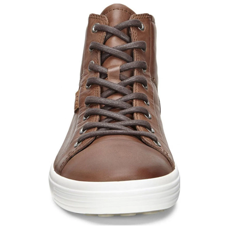 Ecco Mens Soft 7 Shoes Mahogany Sambal Sportpursuit