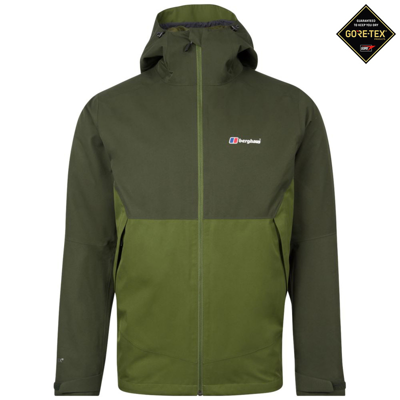 Berghaus Mens Fellmaster Gemini 3 in 1 GTX Waterproof Jacket Chive Du