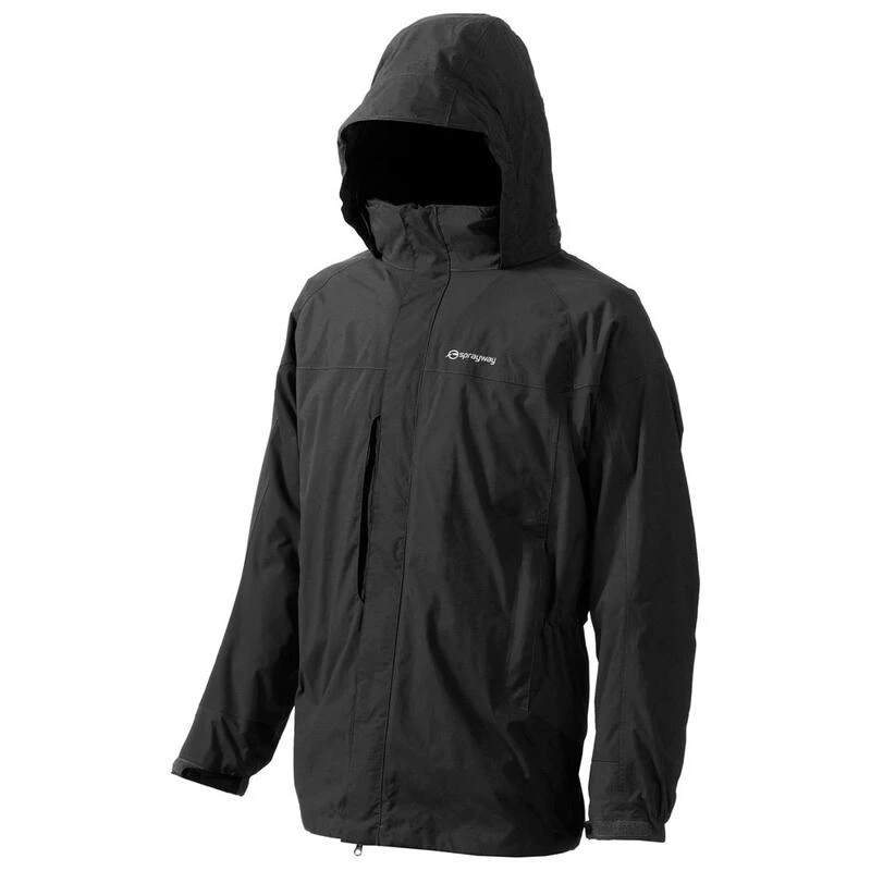 Sprayway Mens Griffin 3in1 Jacket Black Sportpursuit