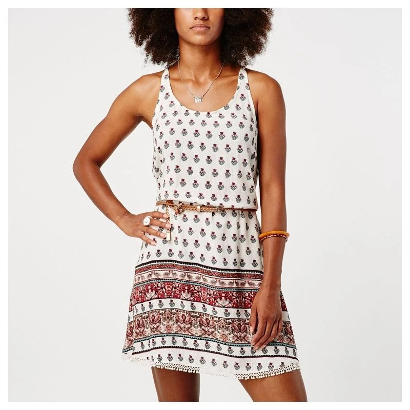 O'Neill Womens Rosebowl Dress (White AOP) | Sportpursuit.com