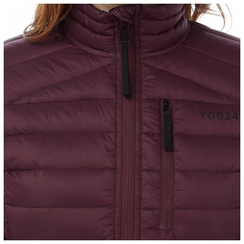 Tog24 Womens Prime Down Jacket Deep Port Sportpursuit