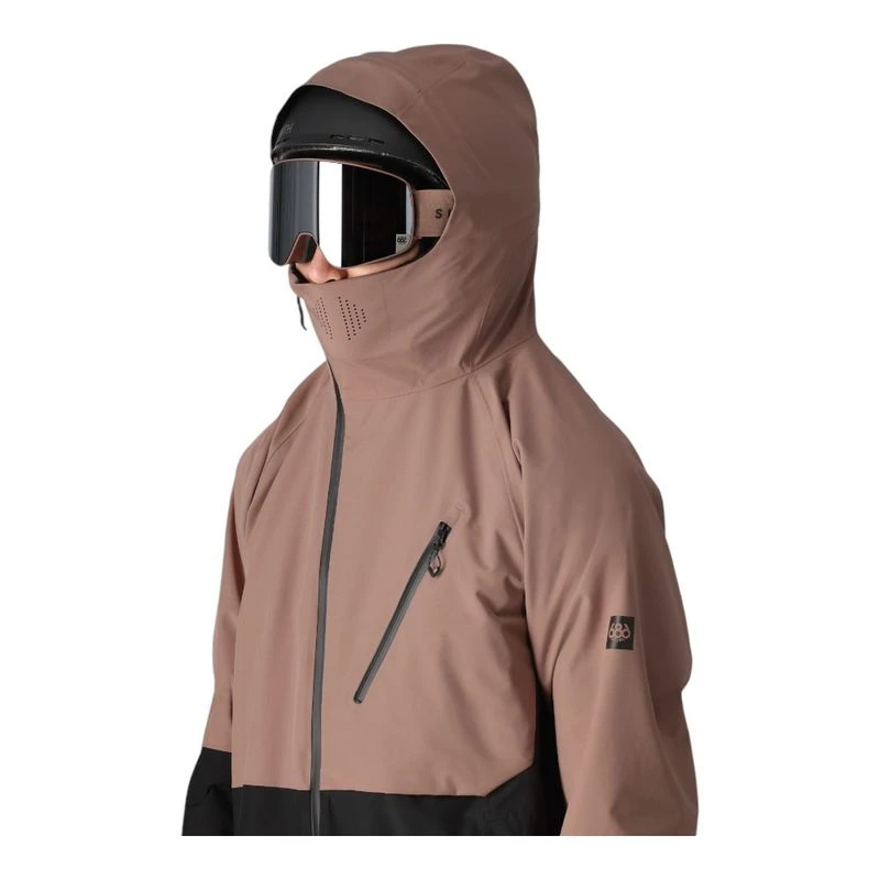 686 Mens Hydra Thermagraph Jacket (Brown) | Sportpursuit.com