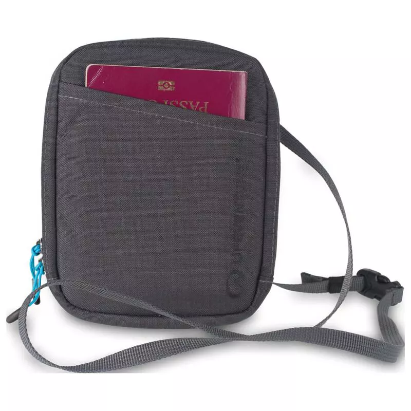 Lifeventure RFiD Travel Neck Pouch (Grey)