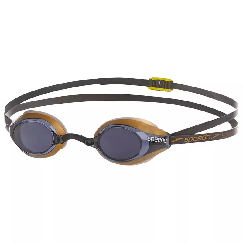 Speedo Speedsocket Polarised Goggles Black Gold Sportpursuit