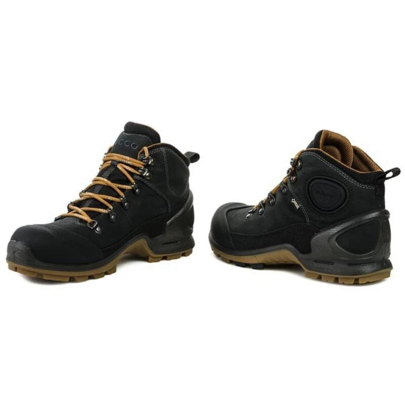 Ecco Mens GTX Biom Terrain Boots Black Dried Tobacco Sportpursuit