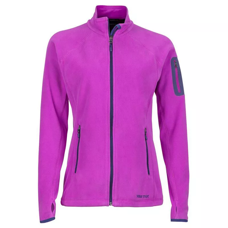 Marmot Womens Flashpoint Fleece Jacket Neon Berry Sportpursuit