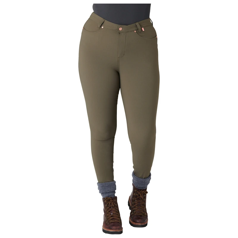 Acai Womens Max Stretch Skinny Outdoor Trousers (Olive)