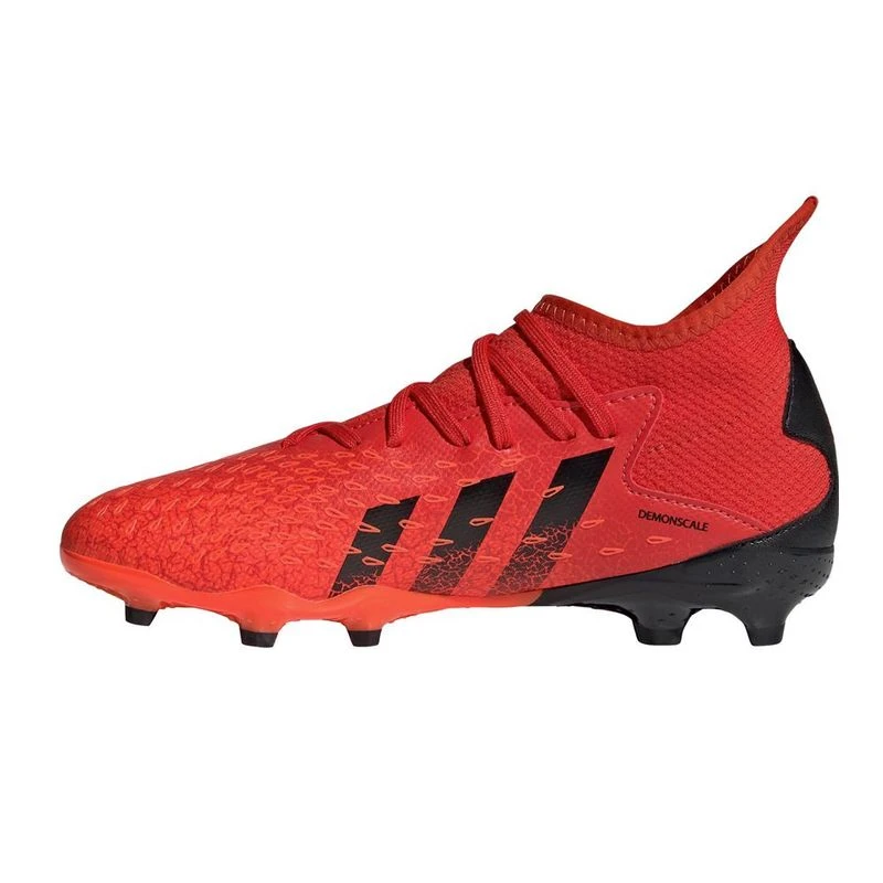 Adidas Kids Predator Freak .3 FG J Firm Ground Football Boots Red Cbl