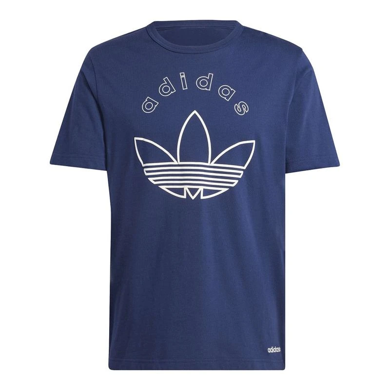 Adidas Mens Graphic Short-Sleeve T-Shirt (Blue