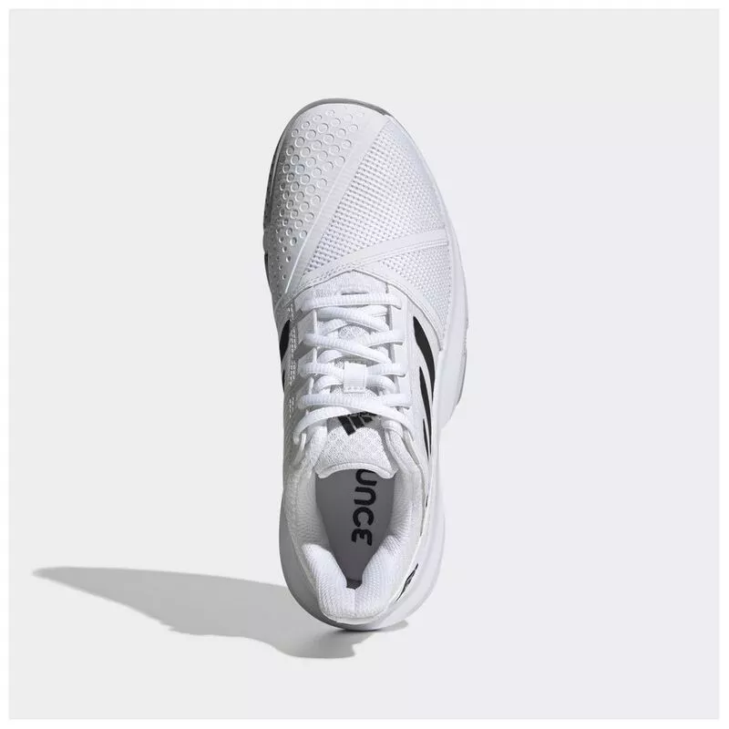 Men's courtjam bounce tennis shoes outlet white and core black