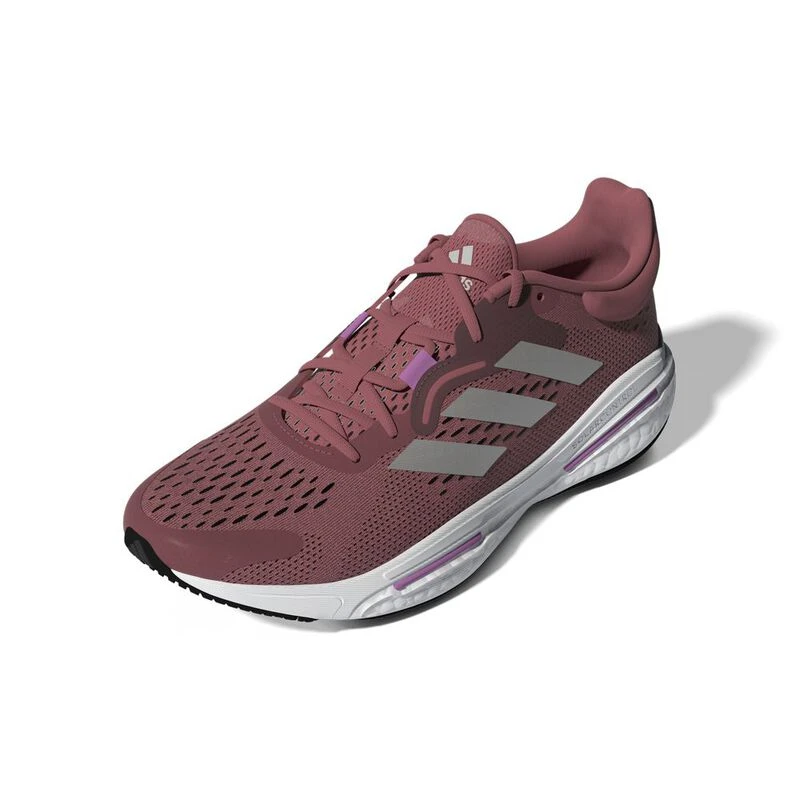 Women's red store adidas running shoes