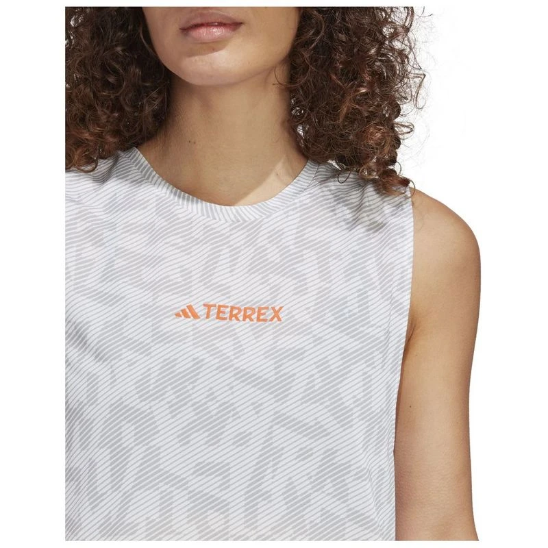 Adidas Womens Terrex Agravic Vest White Sportpursuit