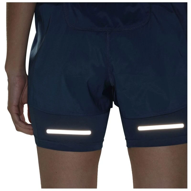 Adidas Womens Ulti 2in1 Shorts Blue Sportpursuit