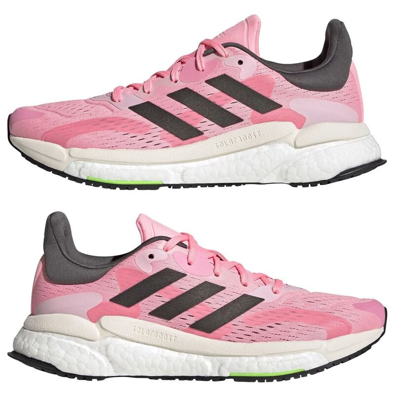 Adidas Womens Solar Boost 4 Shoes Beam Pink Core Black Solar Green