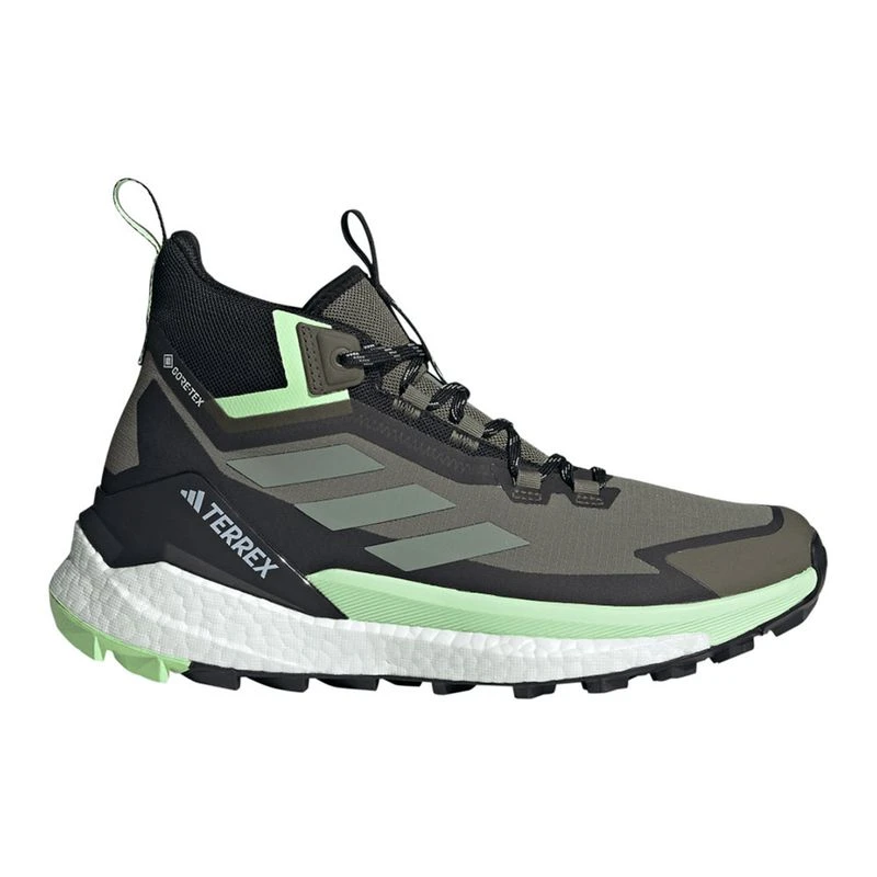 Adidas Mens Terrex Free Hiker 2.0 GTX Hiking Shoes (Green) | Sportpurs