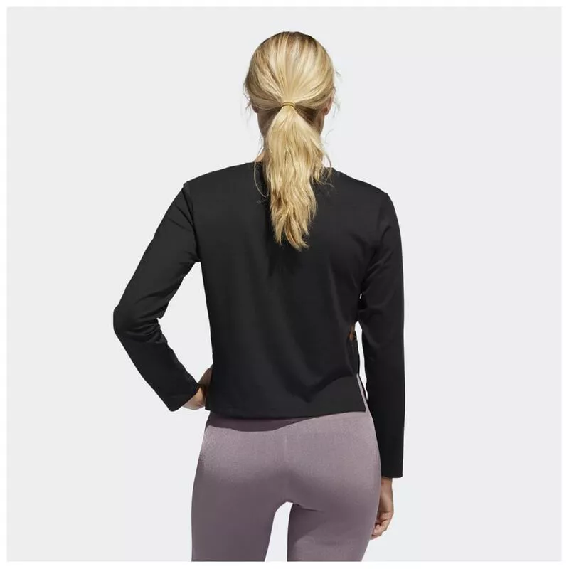 Adidas Womens Layering Long Sleeve TShirt (Black)