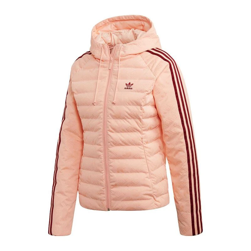 Adidas Womens Originals Slim Insulated Jacket Glow Pink Sportpursu