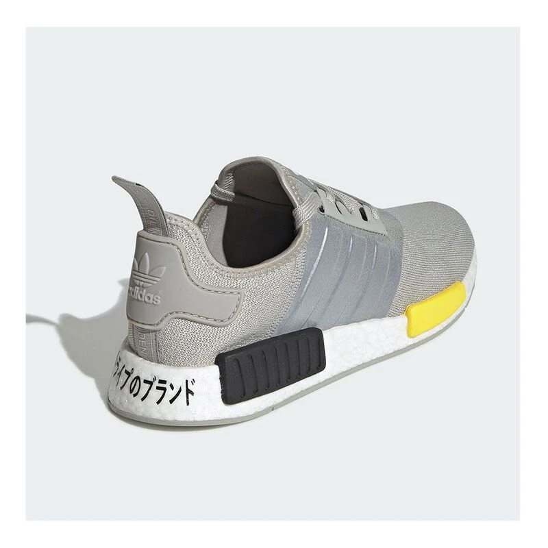 Adidas Chaussures Decontractees Originals NMD R1 Gris Jaune Noir S