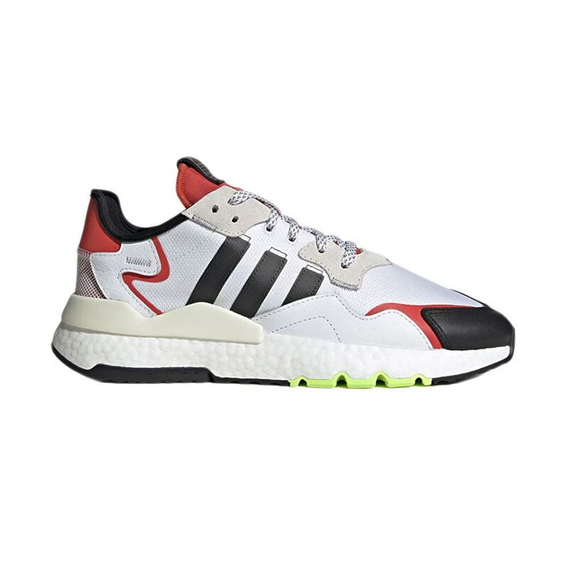 Adidas Mens Originals Nite Jogger Shoes Cloud White Core Black Hi Res
