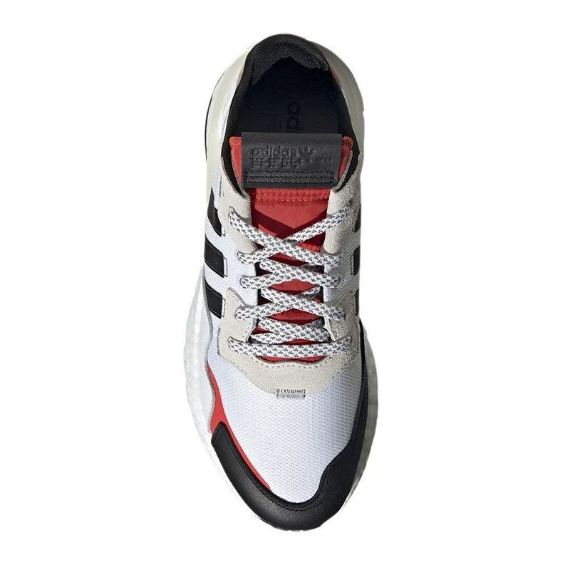 Adidas Mens Originals Nite Jogger Shoes Cloud White Core Black Hi Res