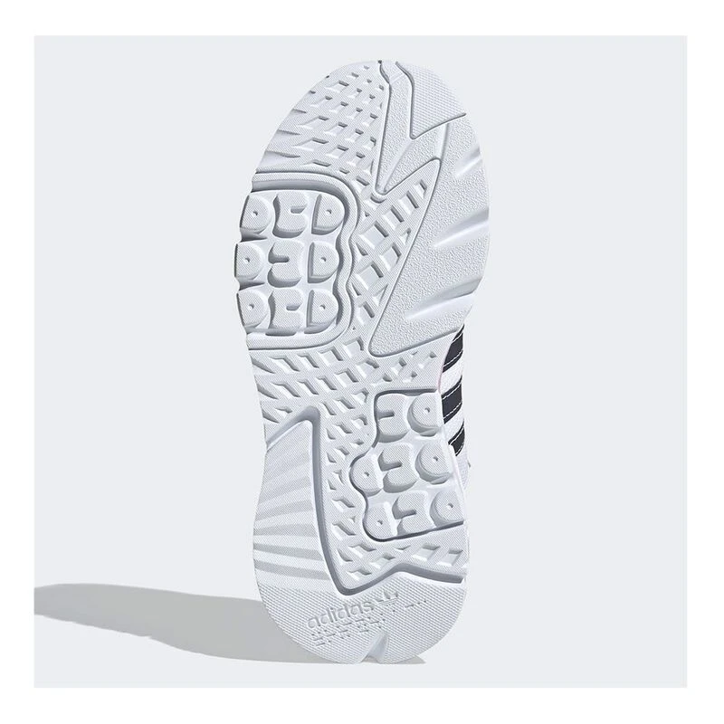Adidas Womens Originals Nite Jogger Shoes White True Pink Core Black