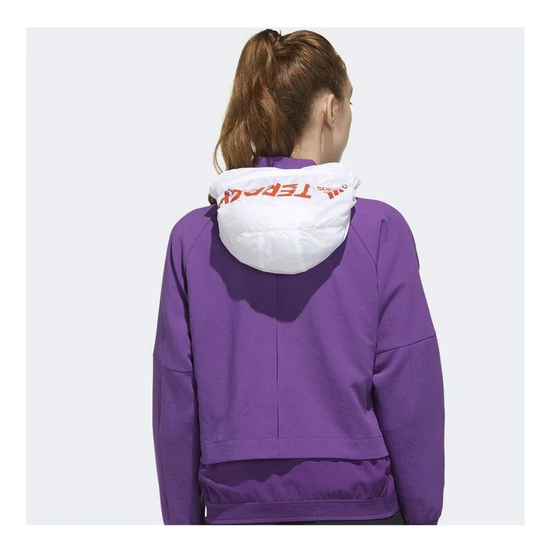 Adidas Womens Capsule Trans Jacket Glow Purple Sportpursuit