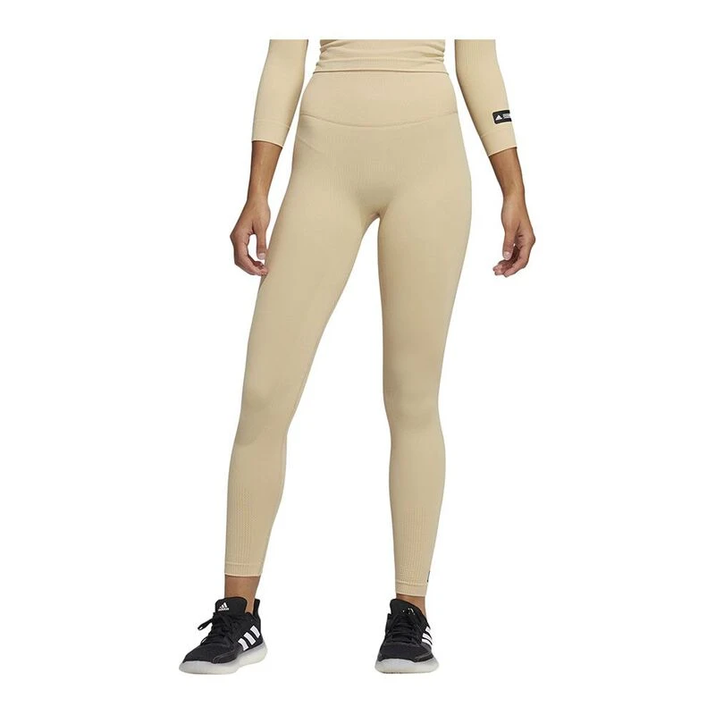 Adidas Womens Performance GQ3854 Leggings Beige Sportpursuit