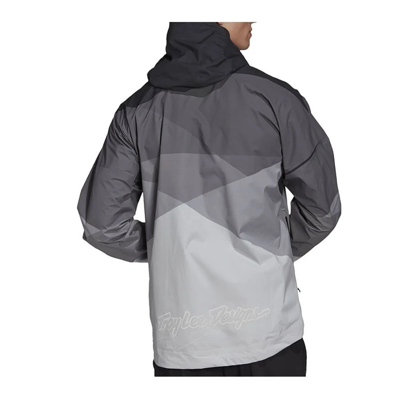Adidas Mens Troy Lee Rain Jacket Grey Sportpursuit