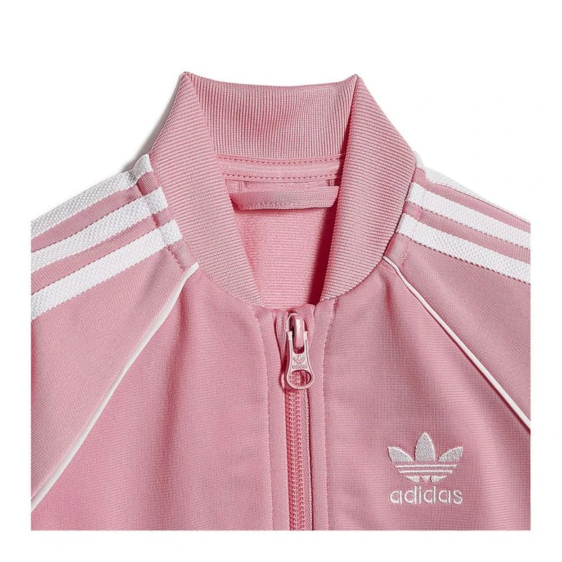 Sst track jacket dusty pink top