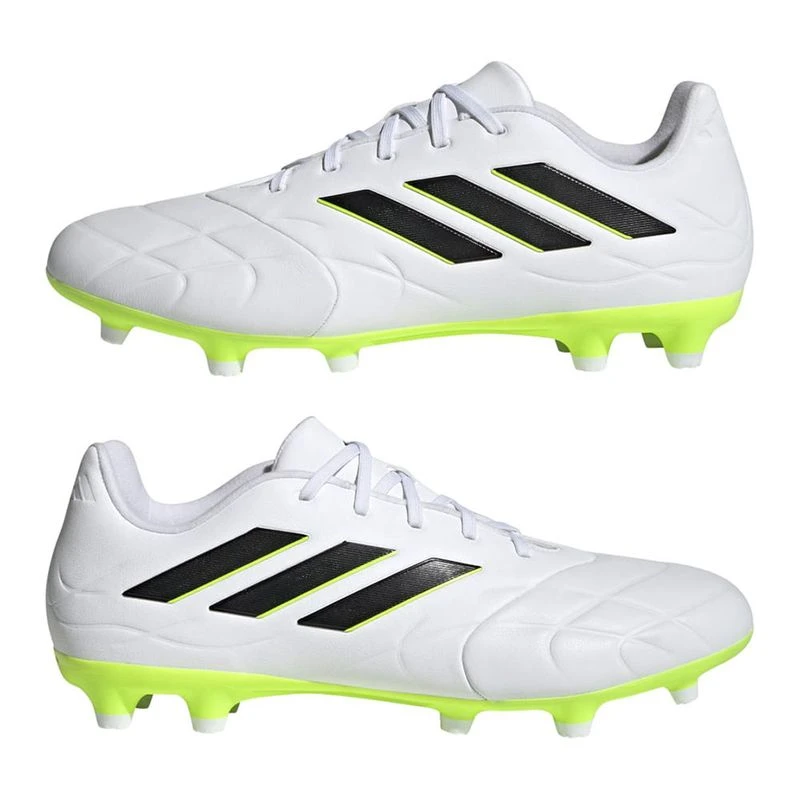 Adidas Crampons de football visses Copa Pure.3 FG Blanc privatespo