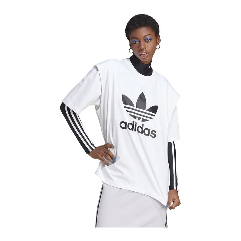 T shirt adidas femme blanc store