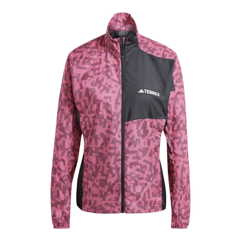 theredthread S flip nylon jacket ピンク adidas Sportswear Z.N.E. WOVEN FULL-ZIP TRACK - Training