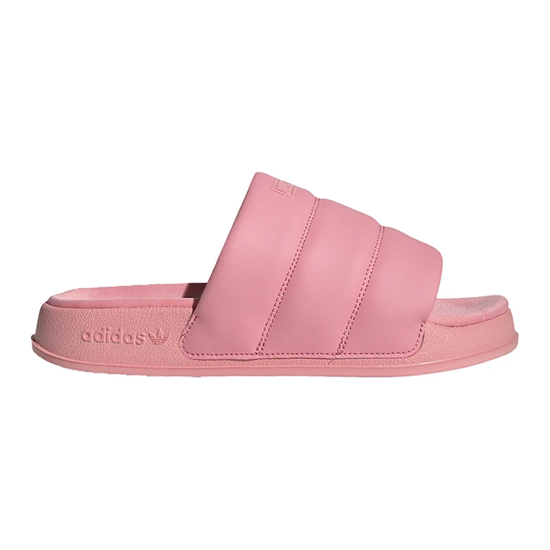 Adidas Womens Adilette Essential Sandals Pink Sportpursuit