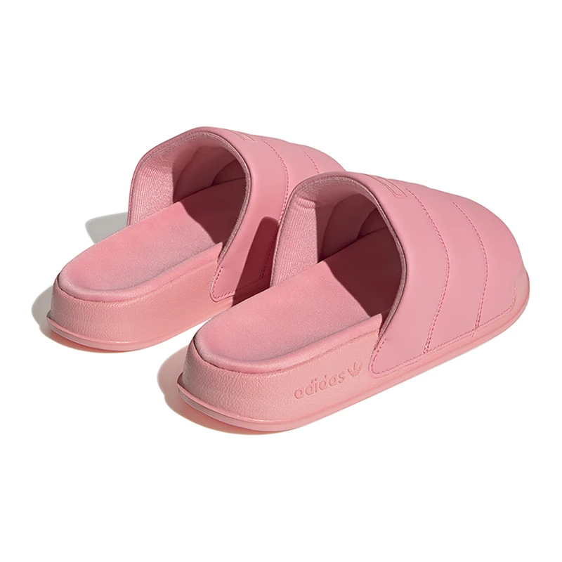 Adidas Womens Adilette Essential Sandals Pink Sportpursuit