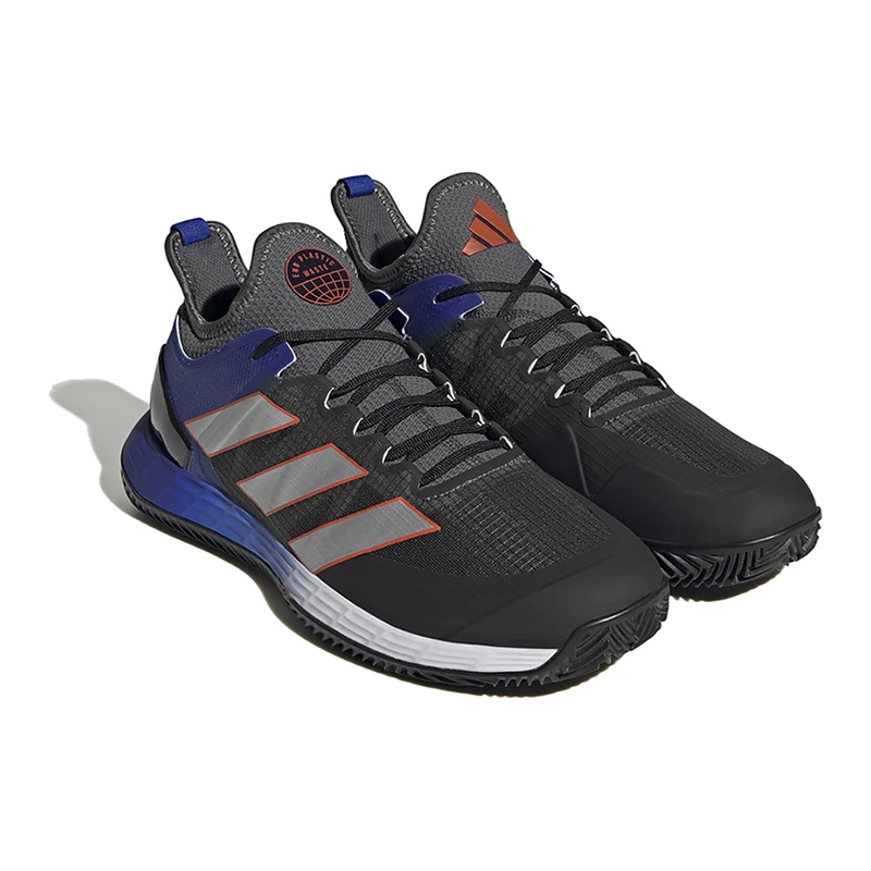 Adidas Mens Adizero Ubersonic 4 Clay Tennis Shoes Grey Sportpursui
