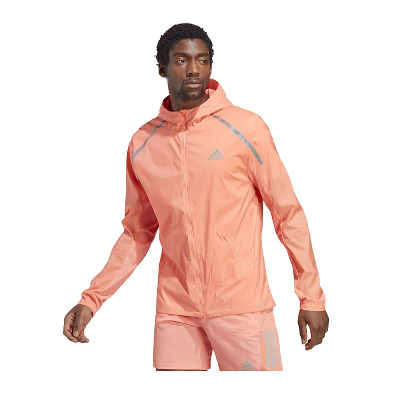 Adidas windbreaker orange shop